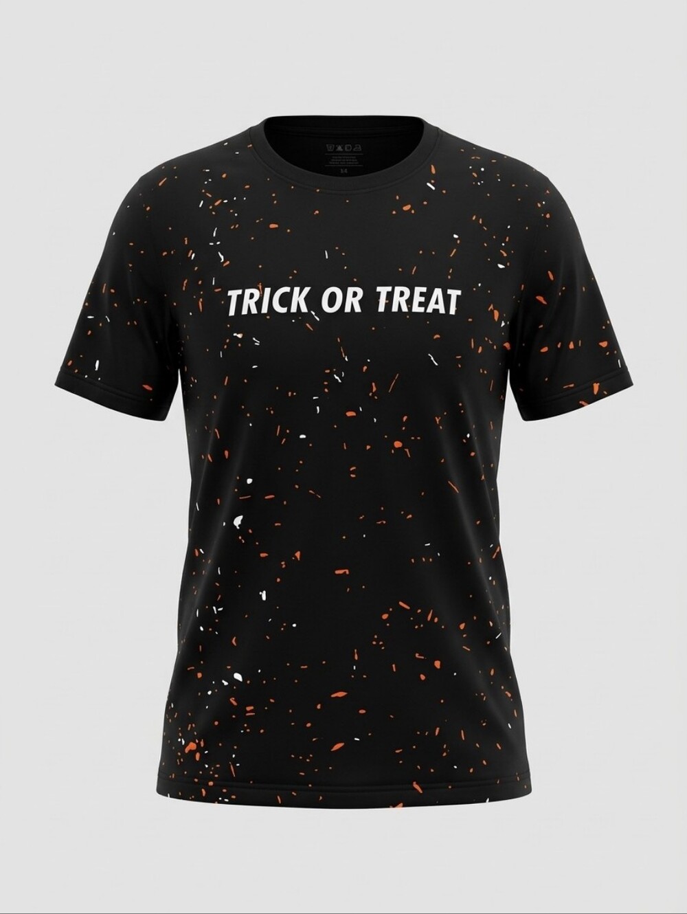 New Women's Trick or Treat Halloween Graphic Tee Short Sleeves Cotton Medium - Picture 3 of 14